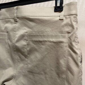 Outdoor voices birdie slim fit straight leg recycled tech twill golf trousers